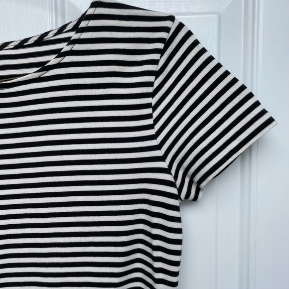 J.Crew black & white striped peplum - Picture 3 of 8